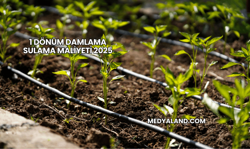 1 Dönüm Damlama Sulama Maliyeti 2025