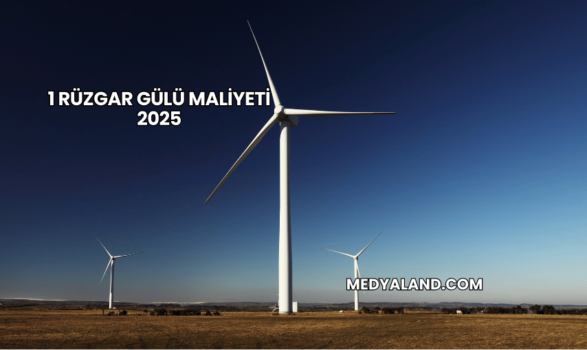 1 Rüzgar Gülü Maliyeti 2025