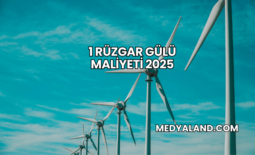 1 Rüzgar Gülü Maliyeti 2025