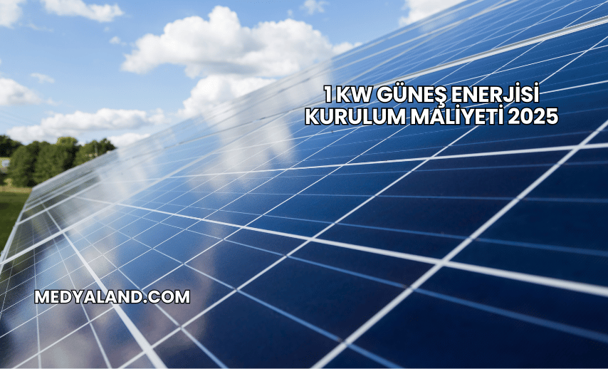 1 kW Güneş Enerjisi Kurulum Maliyeti 2025