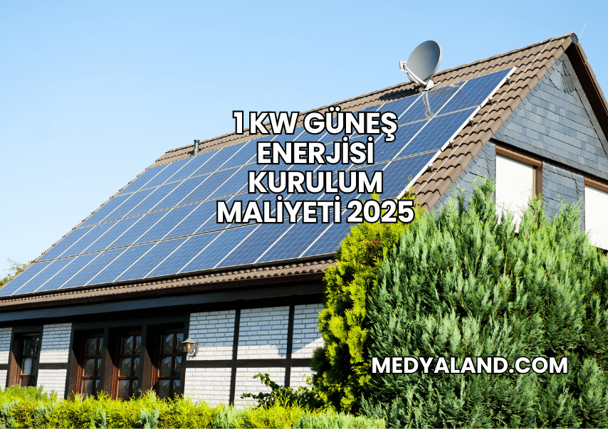 1 kW Güneş Enerjisi Kurulum Maliyeti 2025