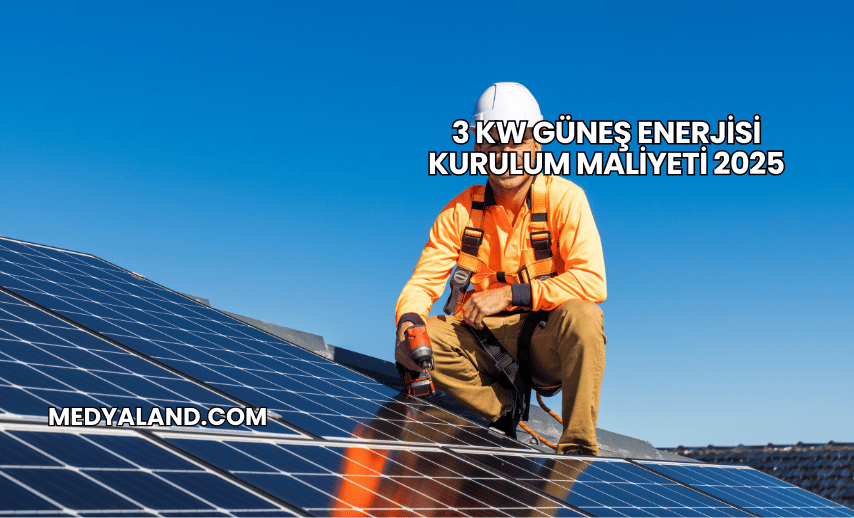 3 kW Güneş Enerjisi Kurulum Maliyeti 2025