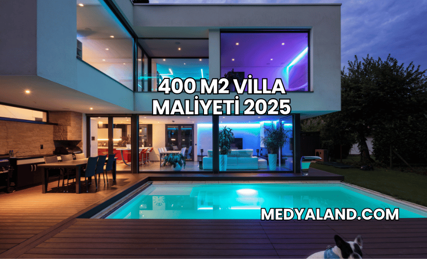 400 m2 Villa Maliyeti 2025