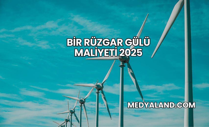 Bir Rüzgar Gülü Maliyeti 2025