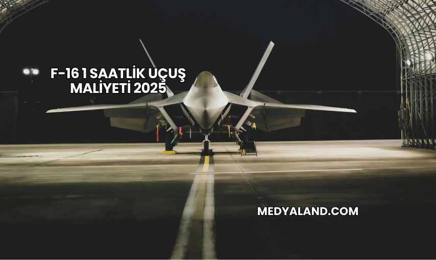 F-16 1 Saatlik Uçuş Maliyeti 2025