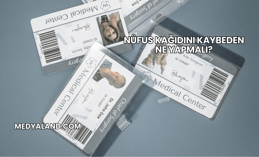 Nüfus Kağıdını Kaybeden Ne Yapmalı?