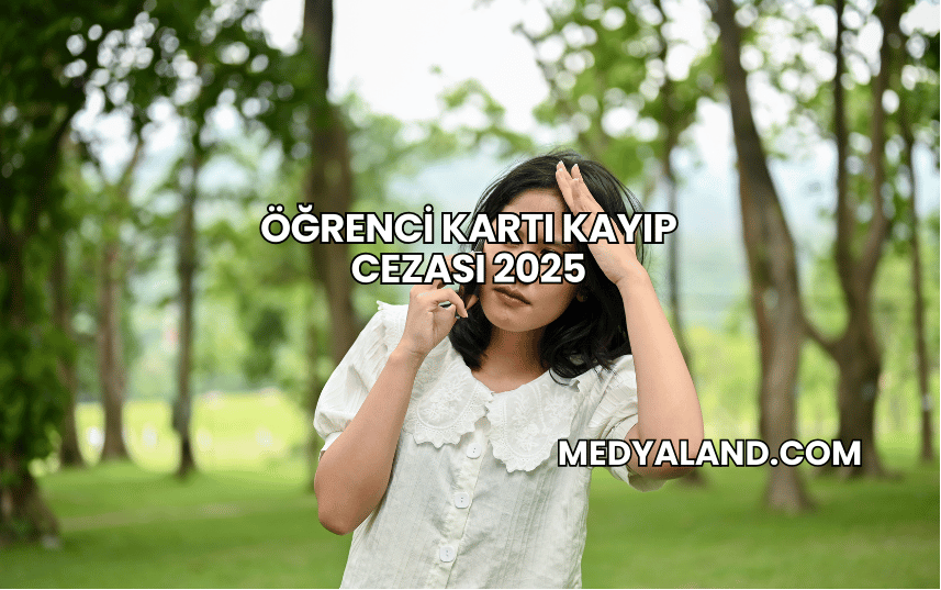 Öğrenci Kartı Kayıp Cezası 2025