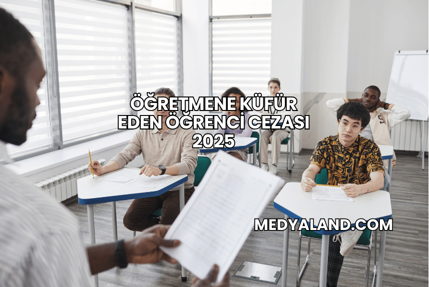 Öğretmene Küfür Eden Öğrenci Cezası 2025