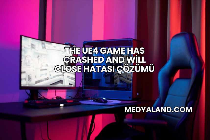 The UE4 Game Has Crashed and Will Close Hatası Çözümü