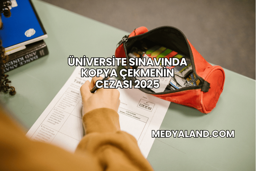 Üniversite Sınavında Kopya Çekmenin Cezası 2025