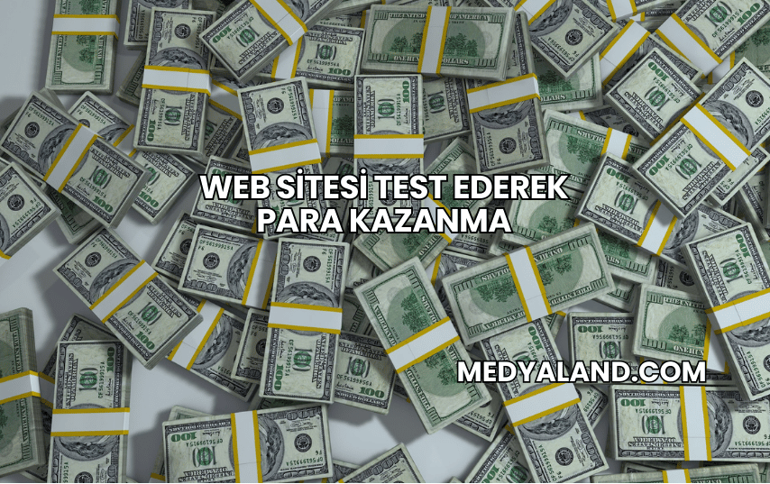 Web Sitesi Test Ederek Para Kazanma