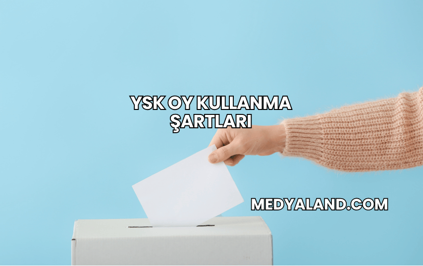 YSK Oy Kullanma Şartları